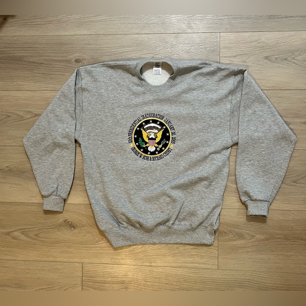 Y2K 2005 - Presidential Inauguration Crewneck - XL - Like New